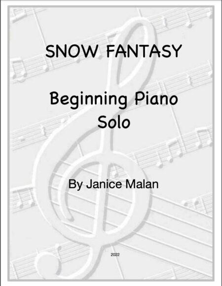 Snow Fantasy - Beginning Piano Solo
