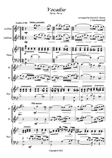 Vocalise Flute Duet Score and parts1024 2 3