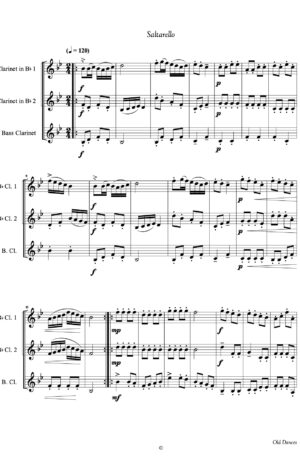 Matteo Firmi – Old Dances (Clarinet Trio)