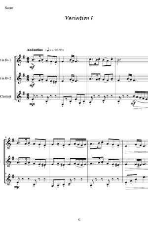 TIZIANO DEPANGHER – TIME BAROQUE (Clarinet Trio)