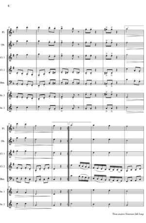 Three Ancient Slovenian Folksongs – Score and Parts