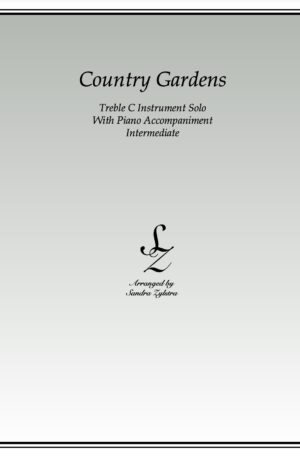Country Gardens – Instrument Solo with Piano Accompaniment