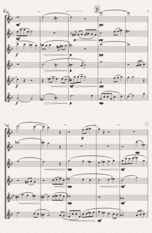 “Aria” for Flute Choir- F major version