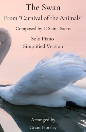 The Swan -C. S-Saens Simplified version- Solo Piano