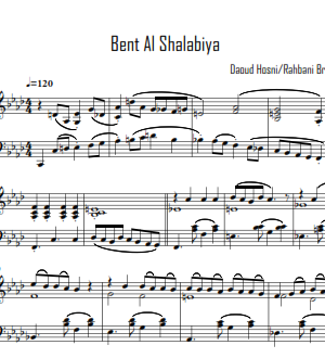 Bent El Shalabiya – بنت الشلبية (solo piano)