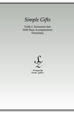 Simple Gifts – Instrument Solo with Piano Accompaniment