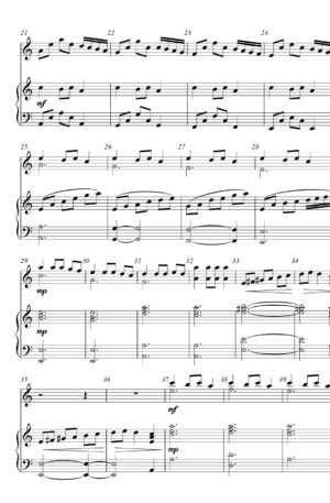 Carol Of The Bells -2 octave handbell & piano accompaniment