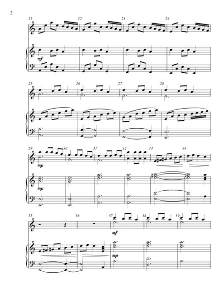 Carol of the Bells 2 octave handbells piano accompaniment Full Score page 00021