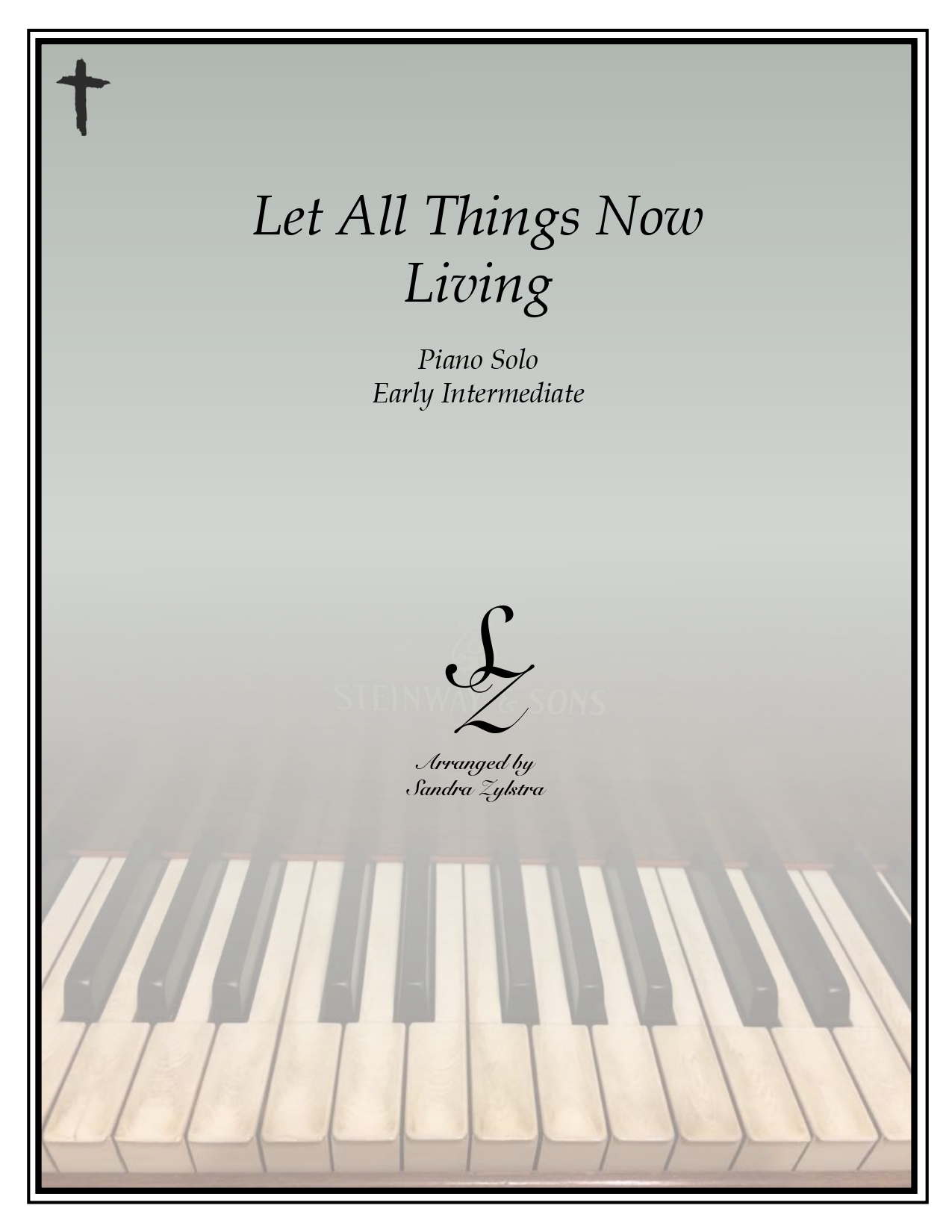 Let All Things Now Living early intermediate piano cover page 00011