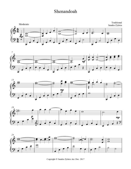 Shenandoah early intermediate piano cover page 00021