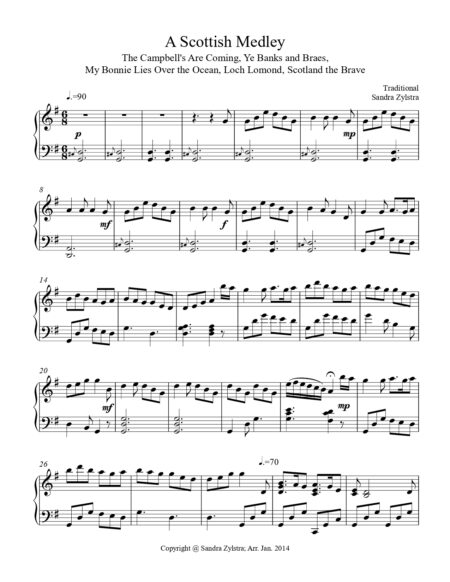 A Scottish Medley intermediate piano cover page 00021