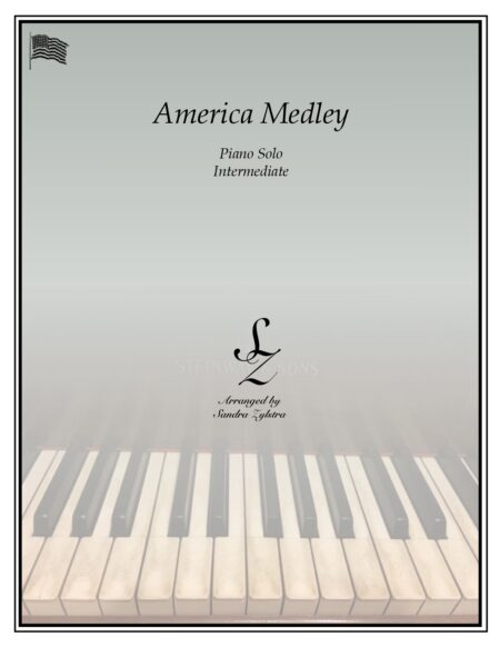 America Medley intermediate piano cover page 00011