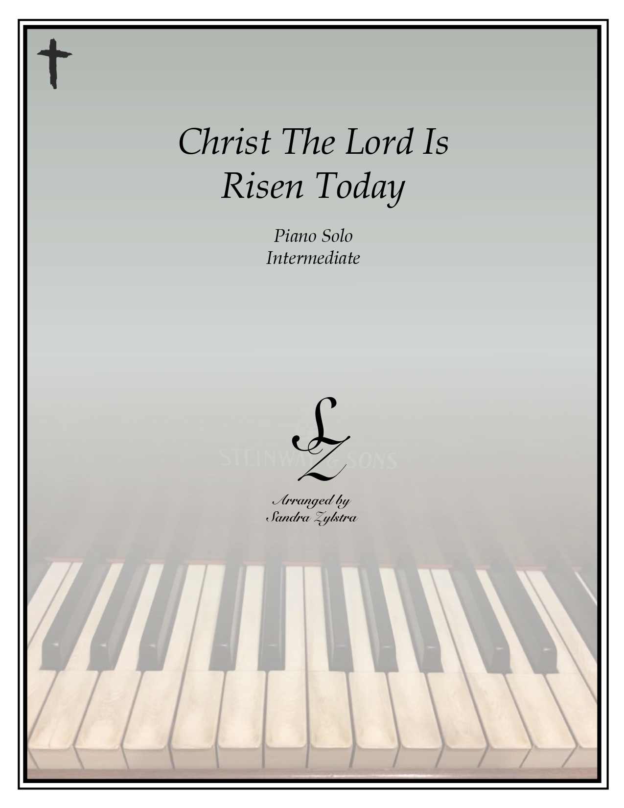 Christ The Lord Is Risen Today intermediate piano cover page 00011