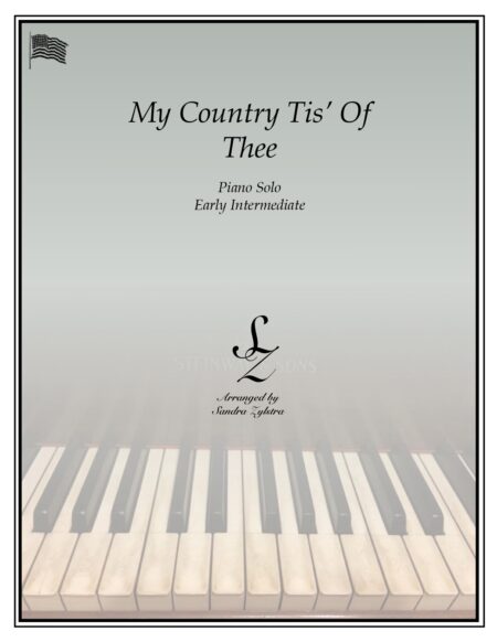 My Country Tis Of Thee early intermediate piano cover page 00011