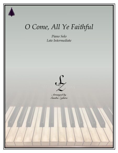 O Come All Ye Faithful late intermediate piano cover page 00011 1