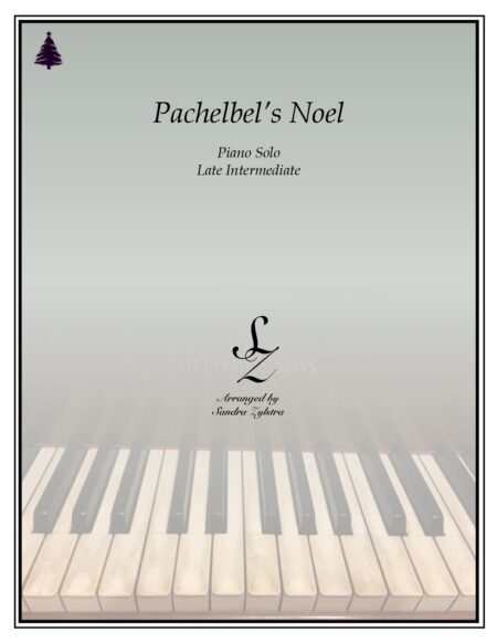 Pachelbels Noel late intermediate piano cover page 00011