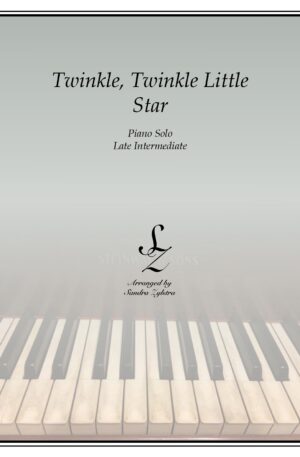 Twinkle, Twinkle Little Star -Late Intermediate Piano Solo