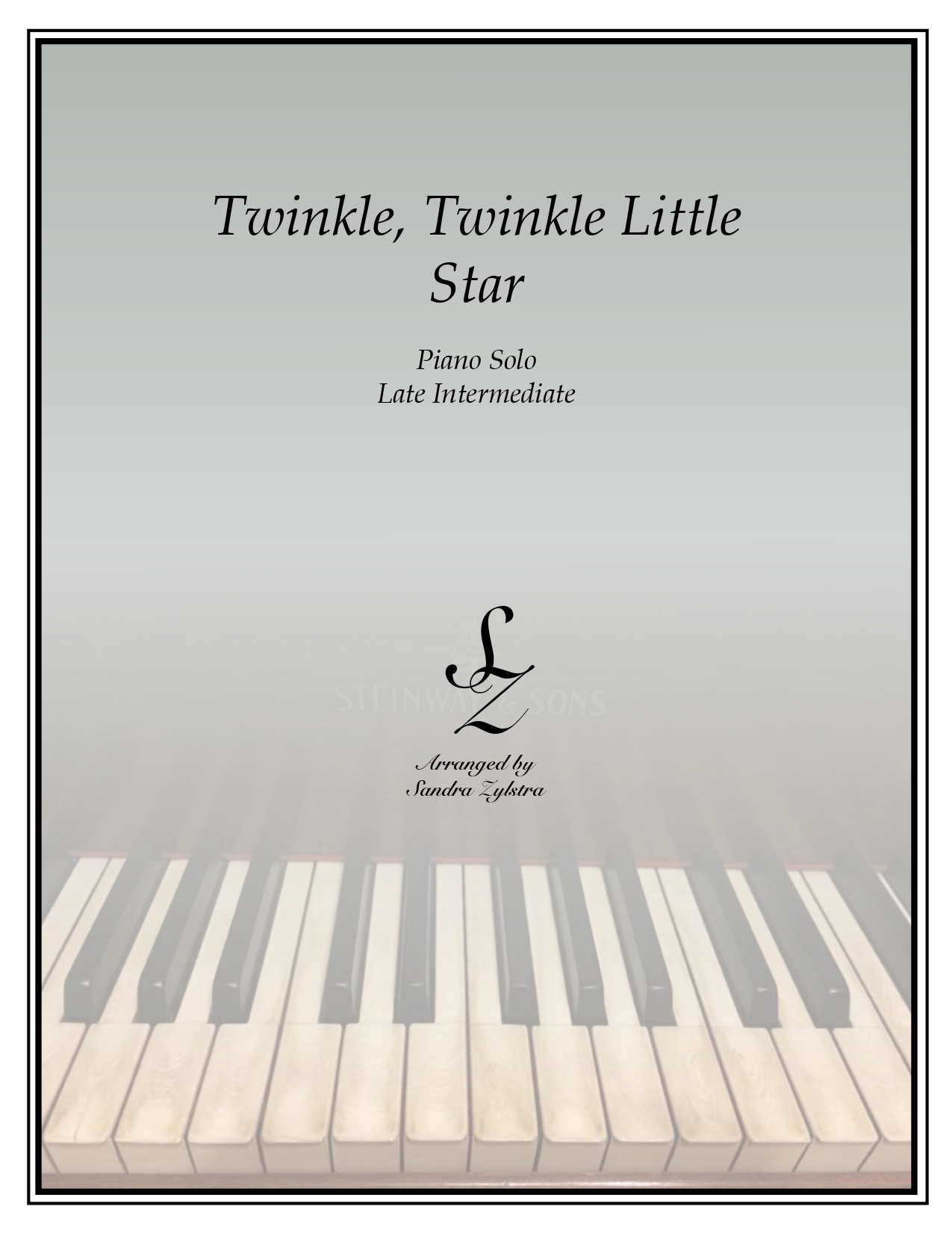 Twinkle Twinkle Little Star late intermediate piano cover page 00011