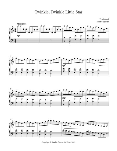 Twinkle Twinkle Little Star late intermediate piano cover page 00021
