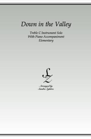 Down In The Valley – Instrument Solo with Piano Accompaniment