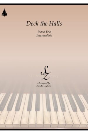 Deck The Halls – Piano Trio (1 Piano, 6 Hands)