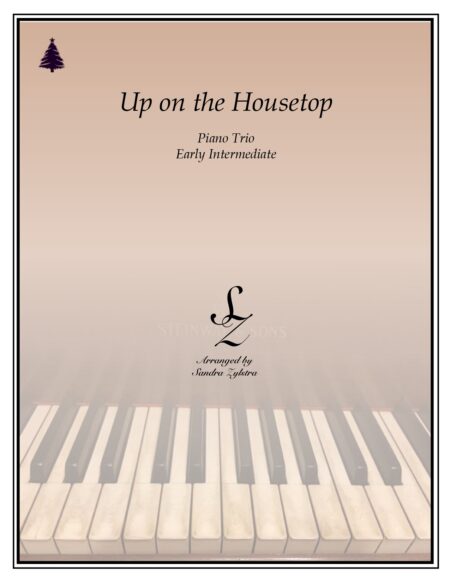 Up On The Housetop trio parts cover page 00011