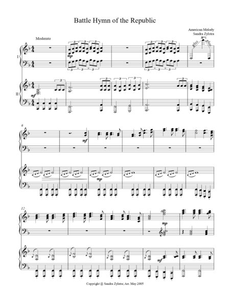 Battle Hymn Of The Republic Duet cover page 00021