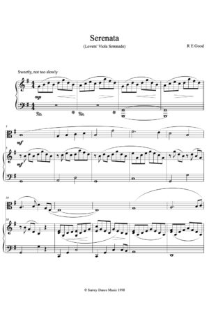 10 Melodies For Viola And Piano