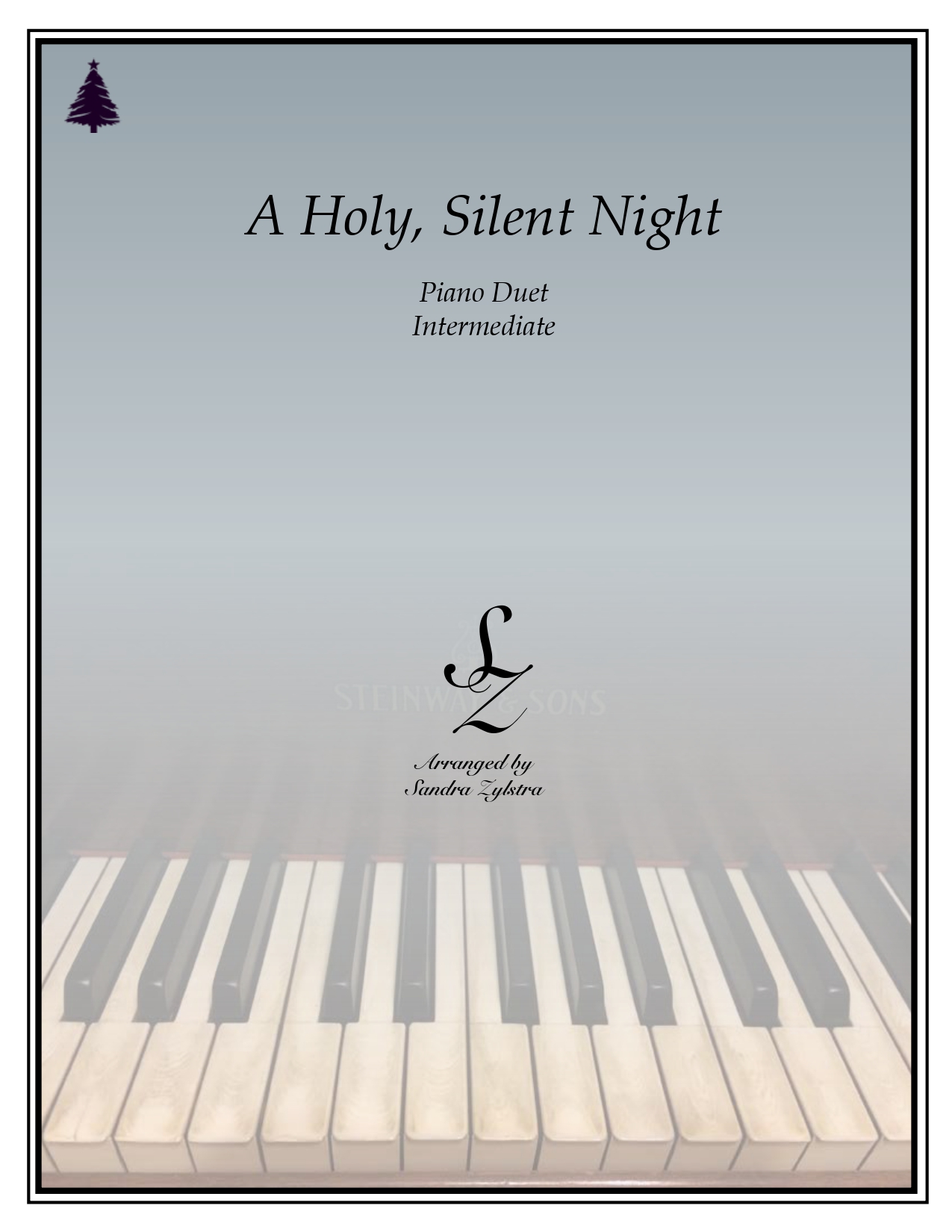 A Holy Silent Night intermediate piano duet cover page 00011