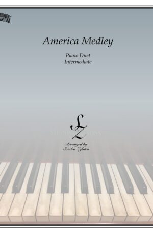 America Medley intermediate duet cover page 00011