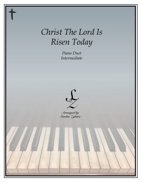 Christ The Lord Is Risen Today intermediate duet cover page 00011