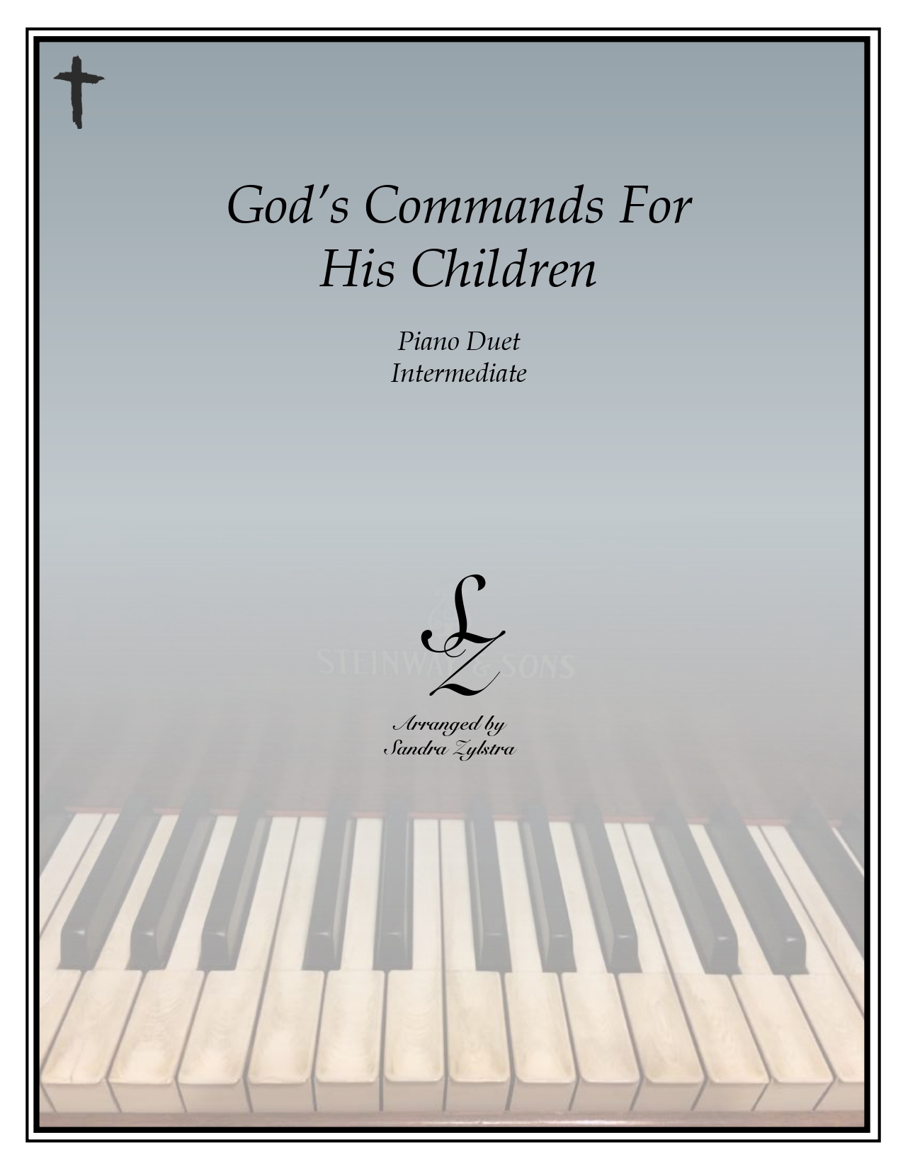 Gods Commands For His Children intermediate duet cover page 00011