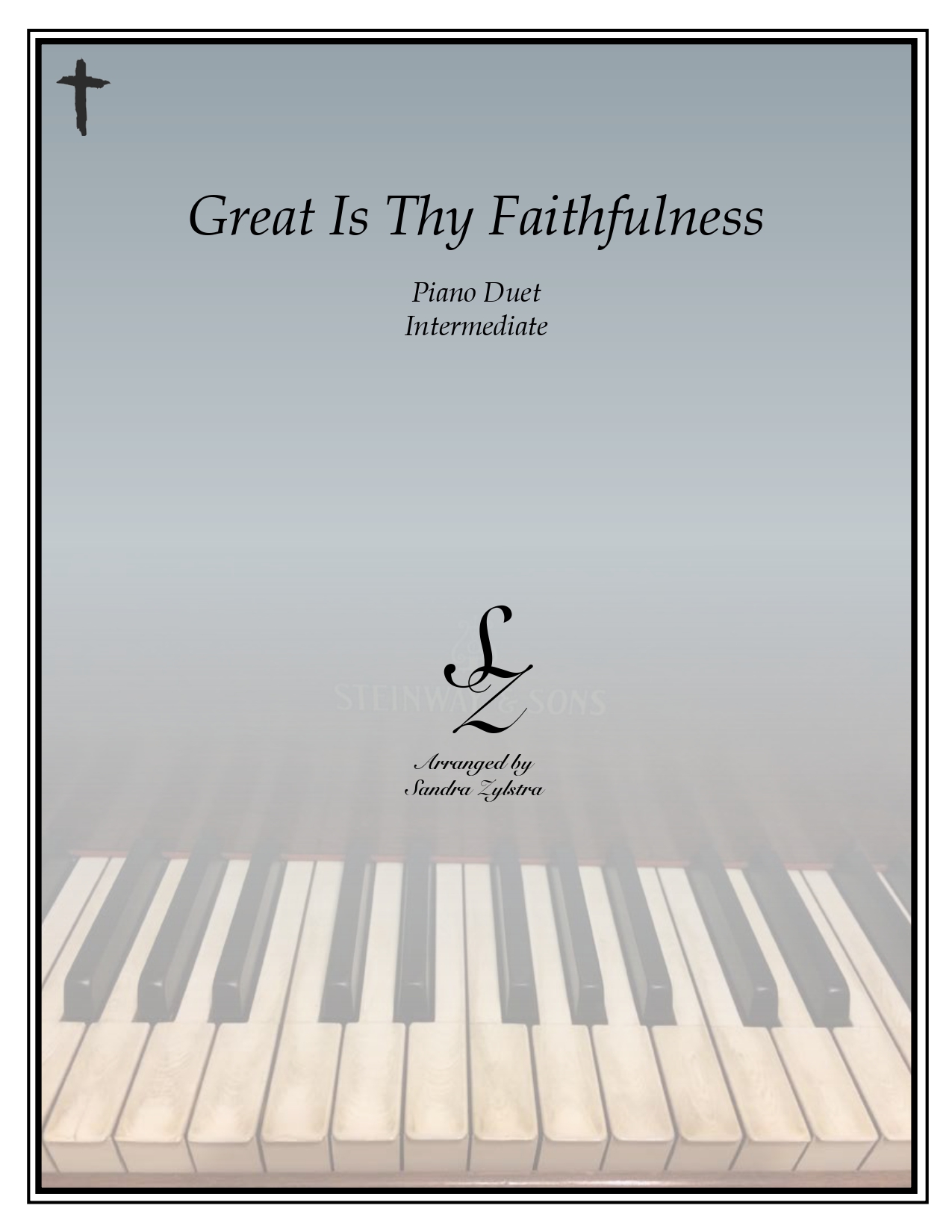 Great Is Thy Faithfulness intermediate duet cover page 00011