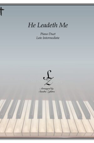 He Leadeth Me late intermediate piano duet page 00011