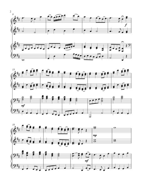 He Leadeth Me late intermediate piano duet page 00031