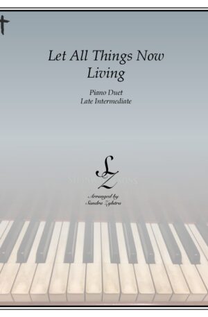 Let All Things Now Living late intermediate duet cover page 00011