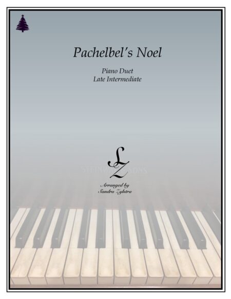 Pachelbels Noel late intermediate duet cover page 00011