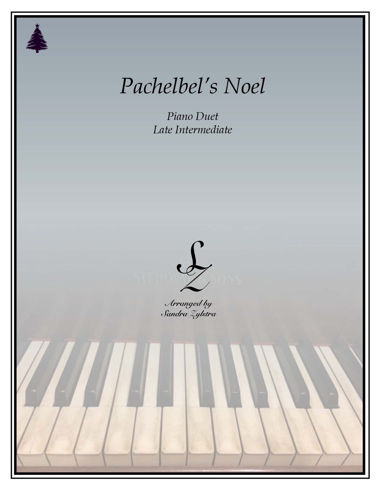 Pachelbels Noel late intermediate duet cover page 00011