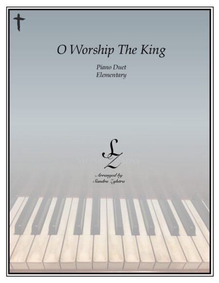 O Worship The King elementary duet cover page 00011