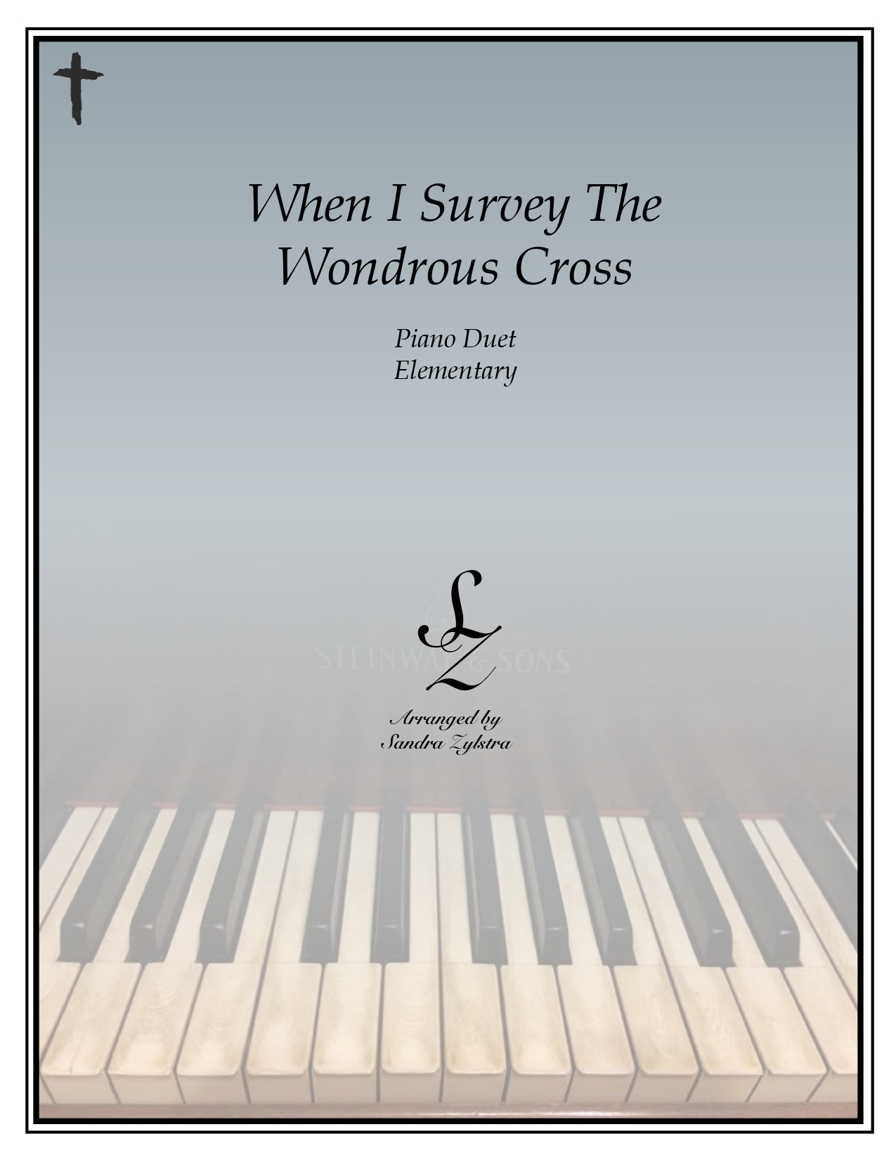 When I Survey The Wondrous Cross elementary duet cover page 00011