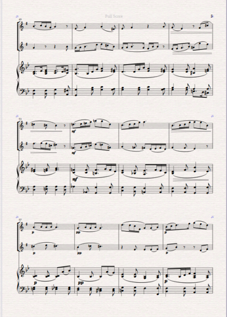 The nightingale sax 2 new score