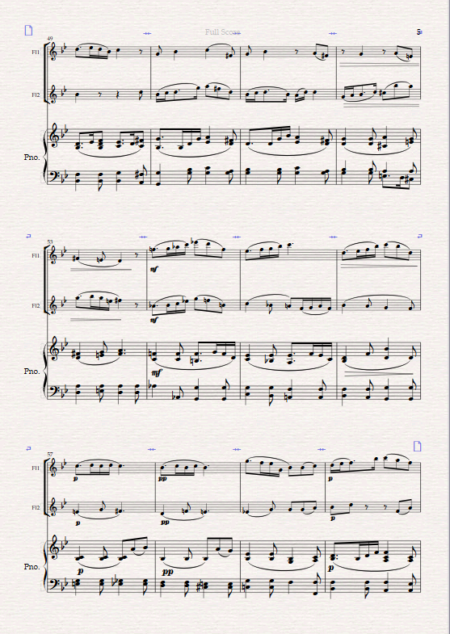 The nightingale flute 2 new score