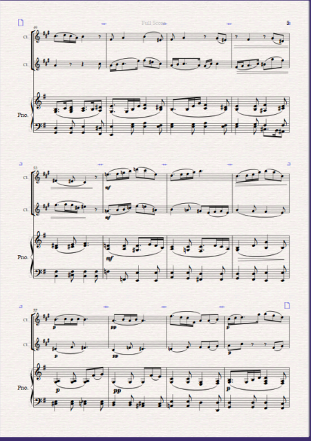 The nightingale clarinet 2 new score