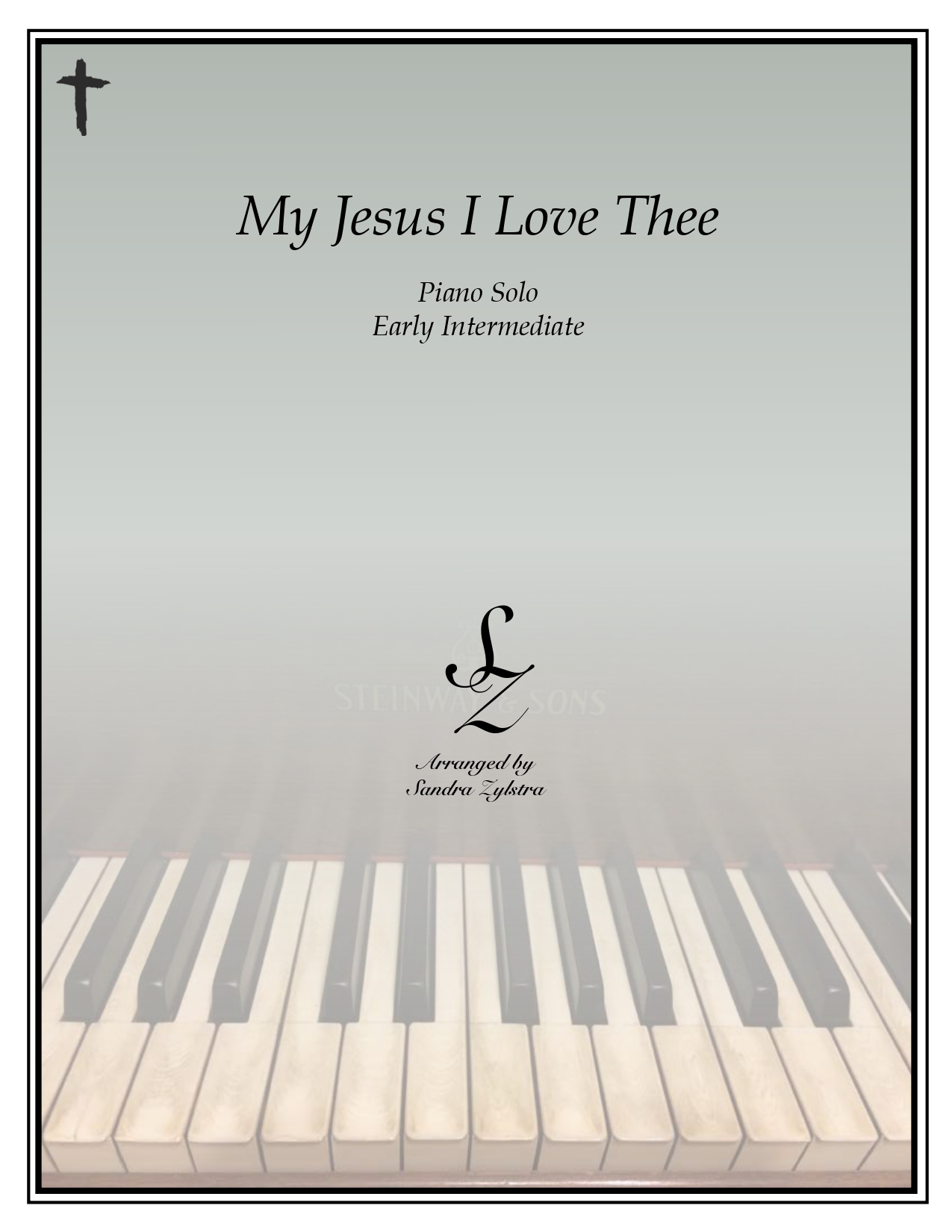 My Jesus I Love Thee early intermediate piano cover page 00011
