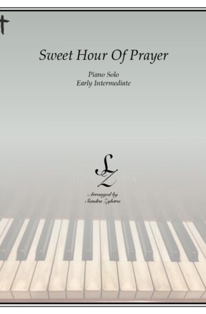 Sweet Hour Of Prayer early intermediate piano cover page 00011