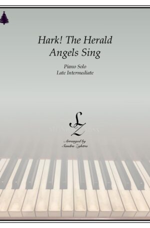 Hark! The Herald Angels Sing -Late Intermediate Piano Solo