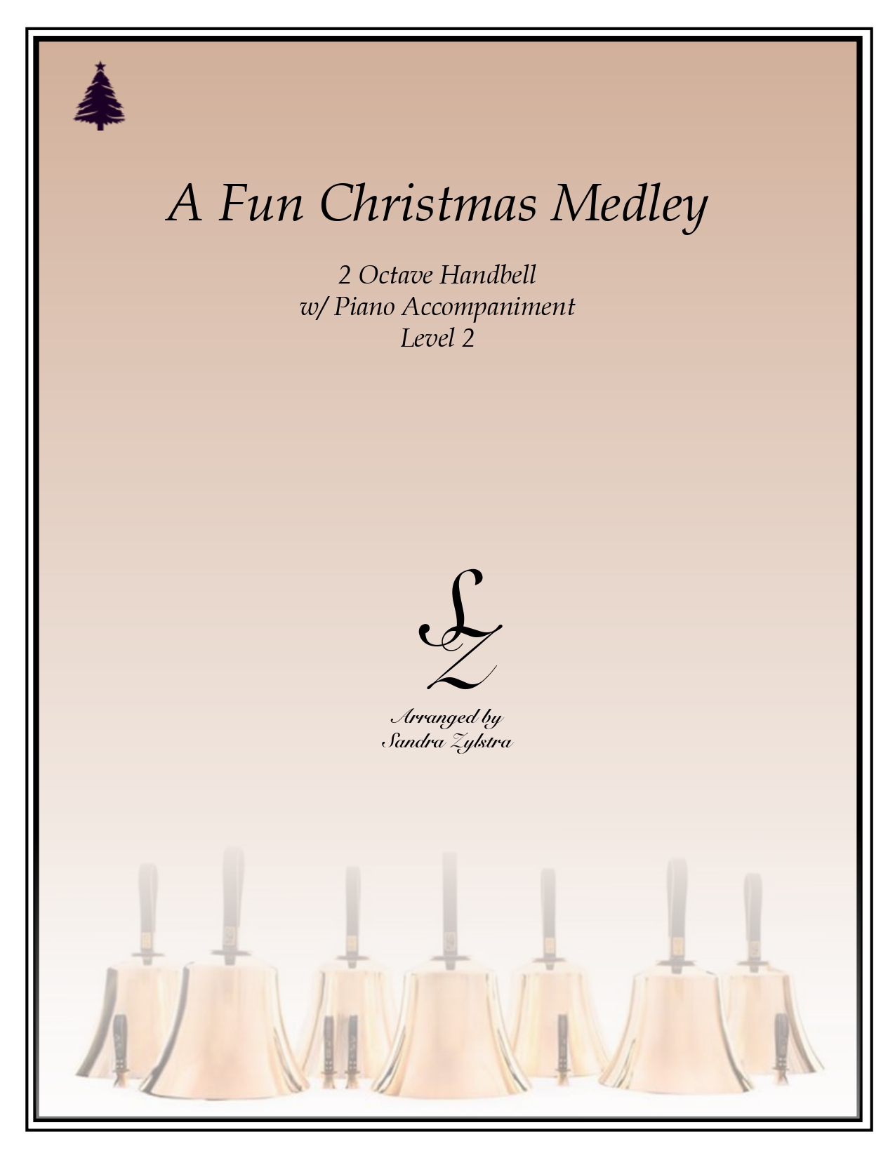 A Fun Christmas Medley 2 octave handbells piano part cover page 00011