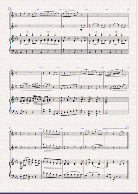 minuet boccherini flute duet 2