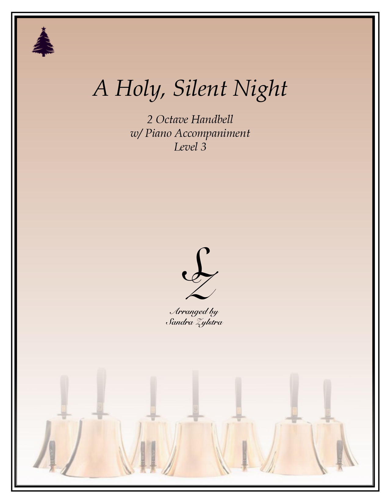 A Holy Silent Night 2 octave handbell piano part cover page 00011