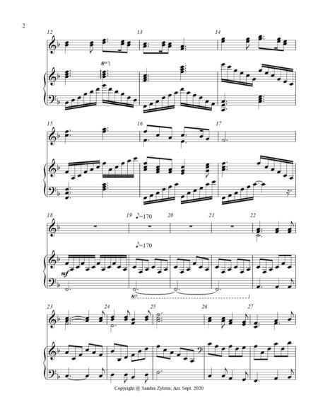A Holy Silent Night 2 octave handbell piano part cover page 00031